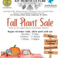 Fall PLant Sale at Anderson Institute of Technology